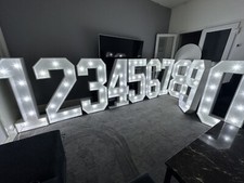 4ft led numbers for hire