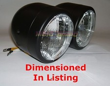 MATT BLACK TWIN 4 1/5"