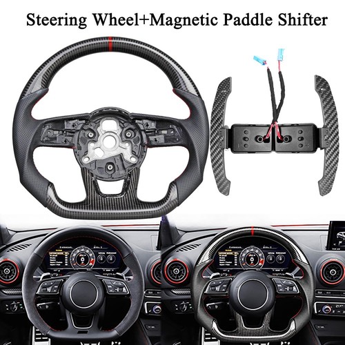 Carbon fiber flat steering - carbon,