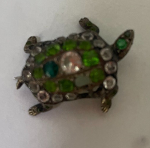 Vintage green rhinestone - green,