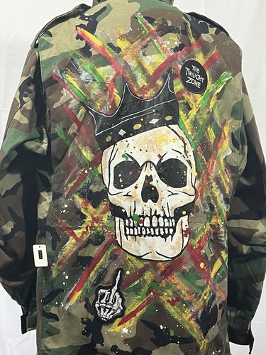 Customized army fatigue jacket - army,