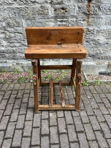 Vintage pine table desk - pine,