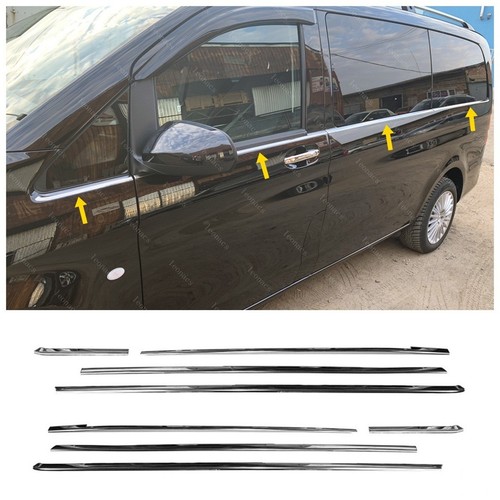 Chrome window trim pcs - chrome, 8