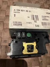 MERCEDES-BENZ E W124 Right Seat Control Buttons A1248212651  Genuine