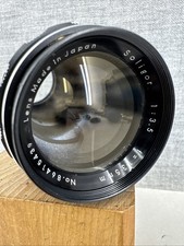 Soligor Vintage f/3.5 135mm Prime Telephoto Lens Pentax M42 Screw fit + caps