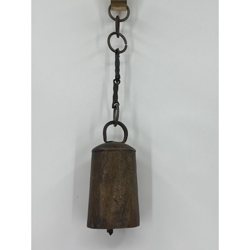 Antique primitive iron cow - primitive,