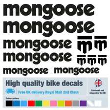 Mongoose bike labels / decals