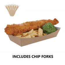 Fish Chip Boxes Forks