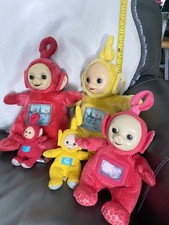 Vintage Teletubbies Po & Laa Laa bundle TOMY 1996 Rare / Retro 