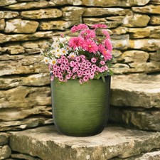 Ceramic Effect Flower Pot –