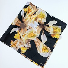 Echo Silk Scarf Womens Black