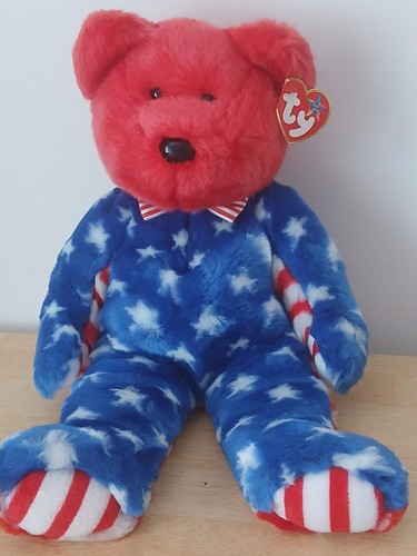 Beanie buddy liberty - ty, red