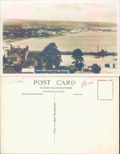 Penzance view from above