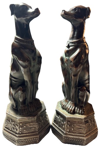 Bronze whippet greyhound - bronze,