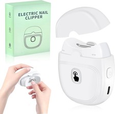 Electric Toe Nail Clippers Automatic Nail Trimmer USB Rechargeable With Light