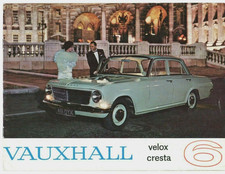 Vauxhall Velox & Cresta PB 2.6 1962-1963 UK Market 8pp Sales Brochure