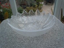 Wedgwood Crystal Glass Anita Harris Fruit Salad Wave Bowl 26cm/10inch across