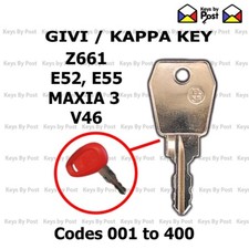 Givi key cut code - x, to