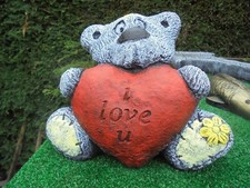I love u Bear concrete garden