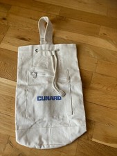 Vintage Cunard Canvas Duffle
