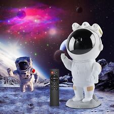 SZPACMATE Astronaut Galaxy Star Projector Night Light With Timer Remote - White
