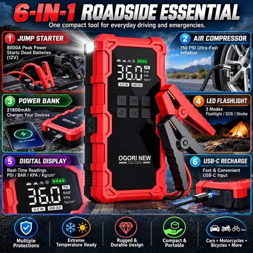 Car battery jump starter - car,
