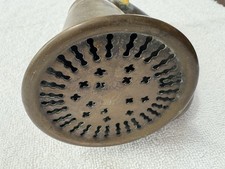 Antique CAR / TRUCK Brass HORN, Great Design + Patina, 1900's  w/ BRACKET