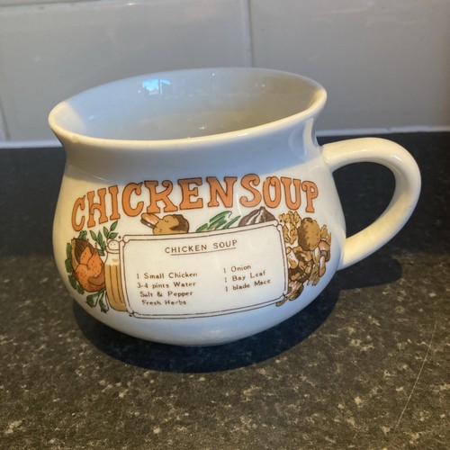 Vintage 1970s chicken soup - vintage,