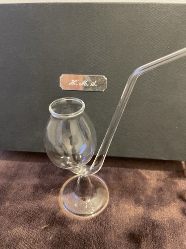 Glass pipe shaped cocktail - glass, pipe-shaped