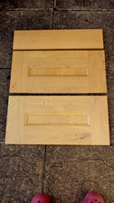 3 of solid light oak shaker