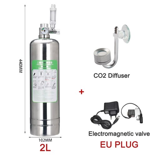 Stainless steel aquarium - 2l,