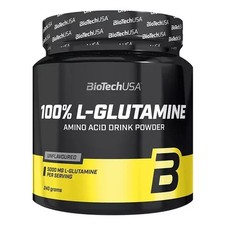 BioTech USA 100% L-Glutamine 5000mg Muscle Max Recovery Unflavoured  240g