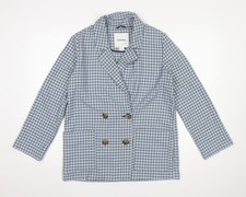 Monki Womens Blue Check