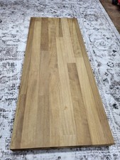 Solid Teak Kitchen Worktop Off Cut 40mm X 750 X 300mm