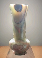 Onyx Marble Natural Stone Vase Rich Brown Translucent Green White Approx 7”