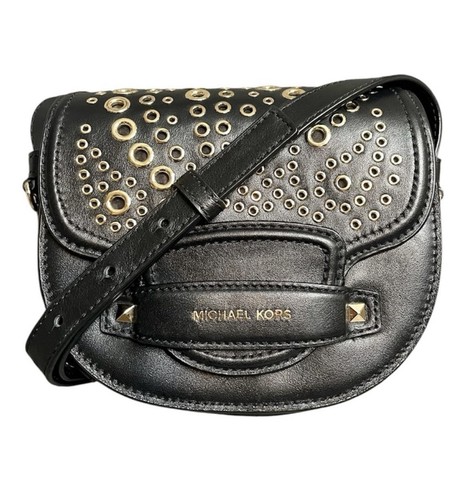 Michael kors black leather - black,
