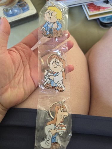 1995 tetley figure keyrings - figure,