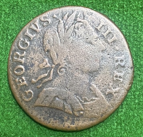 1775 george 111 farthing coin - george,