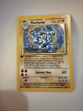 Pokémon TCG Machamp 1st