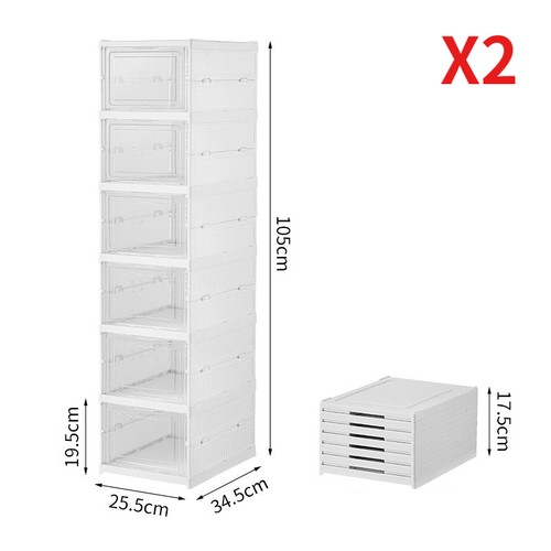 12x clear plastic - clear, shoe