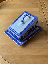 Antique Old Willow Pattern Cheese Dish