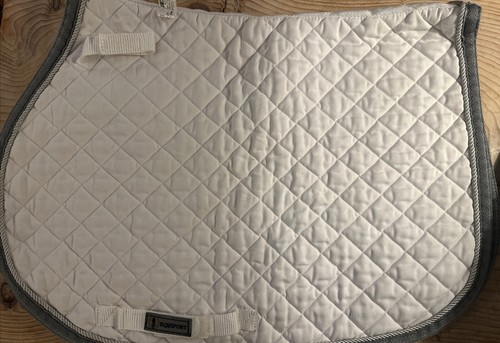 Equiport saddle pad white - gp,