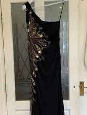 Stunning Tony Bowls one shoulder floor length evening/ cocktail dress.