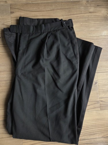 Mens black tuxedo trousers - m&s,