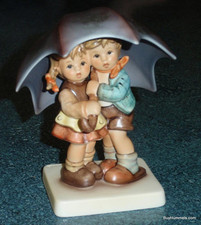 "Sunshower" Goebel Hummel Umbrella Figurine #634 2/0 TMK7 With Original Box GIFT