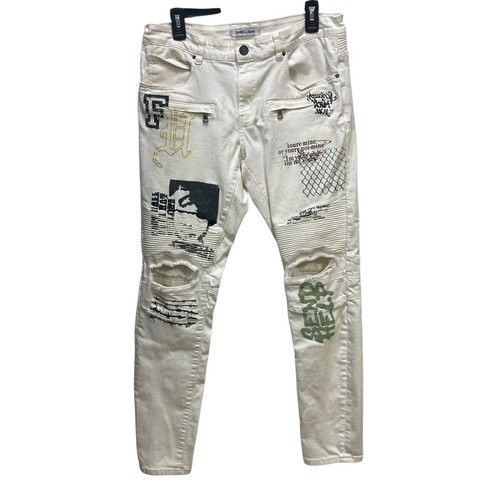 Embellish mens white graphic - embellish,