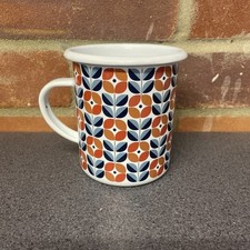 Orla Kiely Style Retro Enamel