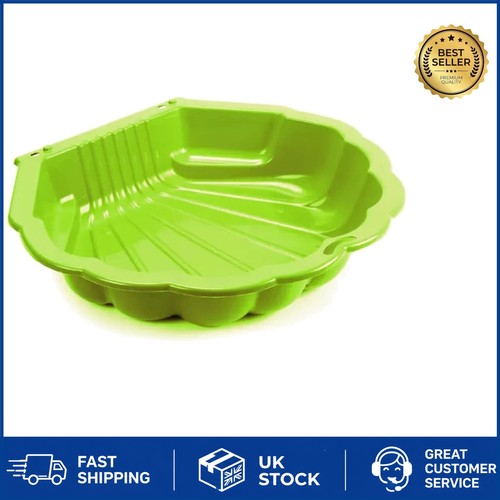 Bright green shell clam - shell, shaped