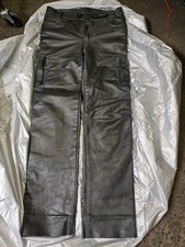 Bikers Paradise Heavy Duty  Leather Cargo Trousers