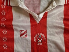 Very Rare Sheffield United SUFC Home Shirt 1981-1983 Hobott Jersey Top Large L